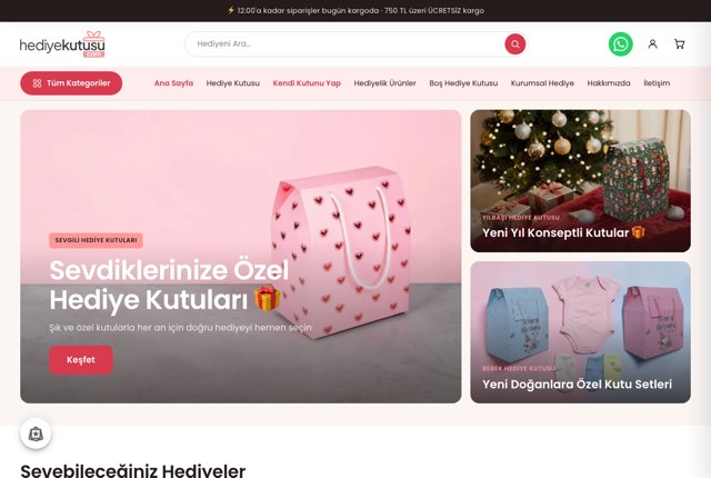 Hediye Kutusu — Shopify