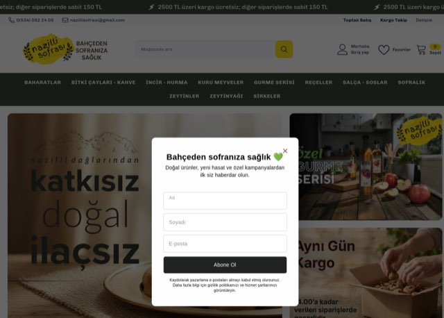 Nazilli Sofrası — Shopify