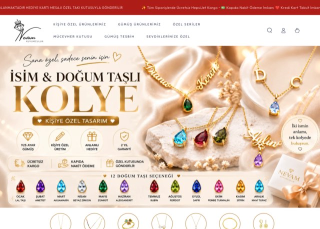 Nevam Kuyumculuk — Shopify