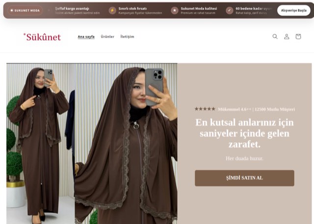 Sukunet Moda — Shopify