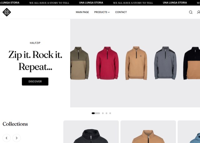 Una Lunga Storia — Shopify