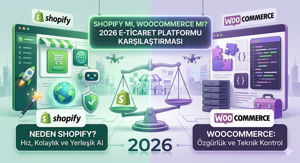 2026 E-Ticaret Savaşları: Shopify vs. WooCommerce